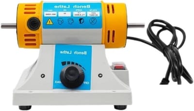 Tafelpolijstmachine - Slijpmachine - Materiaal Bewerken - Traploze Snelheidsregeling - 800-10000 Tpm - Zilver