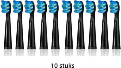 10-pack - vervangende tandenborstelkoppen, geschikt voor Fairywill-borstelkoppen FW-507/508/551/917/959, FW-D1/FW-D3/FW-D7/FW-D8