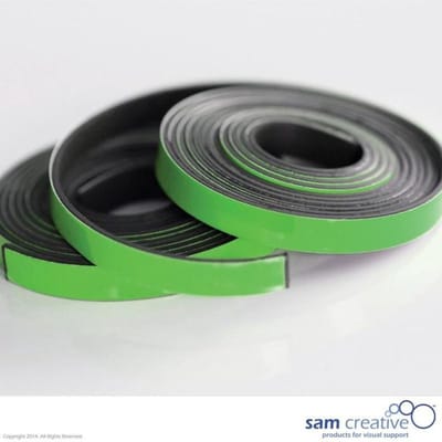 Sam Creative Magneetband 5mm - Whiteboard - Groen - 2 rollen