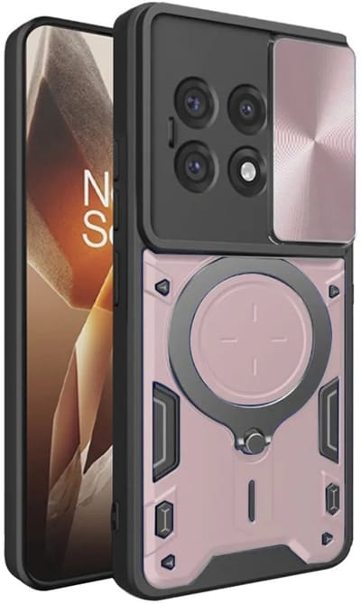 Hoesje geschikt voor OnePlus 13R - Techsuit CamGuard Pro Back Cover - Roségoud