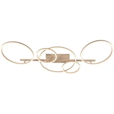 Lucide NICOLA - Plafonnière (Plafondlamp) - LED - CCT - 1x37W 2700K/4000K - Taupe | Essential
