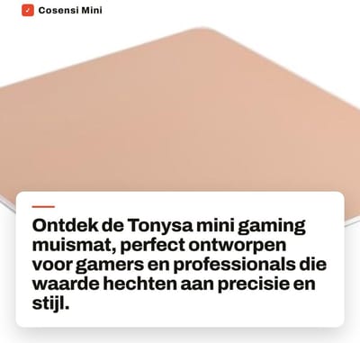 Dailygoods- Muismat Gaming - Aluminium Antislip - Dubbelzijdig - 18x16 cm - Ergonomisch - Sterke Grip - Glad Oppervlak - Gaming Mouse Pad