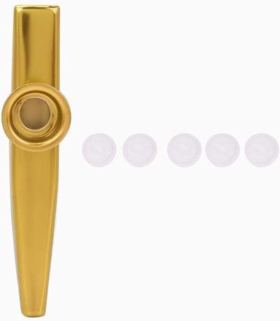 Kazoo Muziekinstrument - Blaasinstrument Draagbare Fluit - Muziek Maken - Eenvoudig te Bespelen - 12 x 2.5 x 2 cm