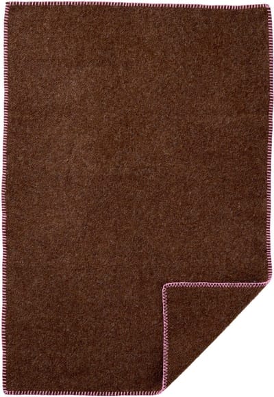 Klippan wiegdeken - Cozy - walnoot bruin - 100% lamswo l- 65x90cm