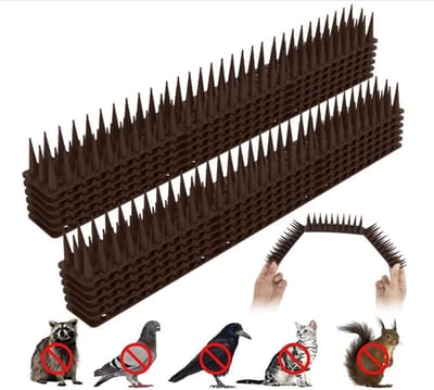 10 Stuks Tuinieren Vogel Afstotende Spijker Mat Hek Muur Anti Vogel Inbreker Duiven Verjagen Anti Kat Dieren Klimmen Tuin Anti-Vogel Afschrikmiddel Spikes Bandjes Tuin Balkon
