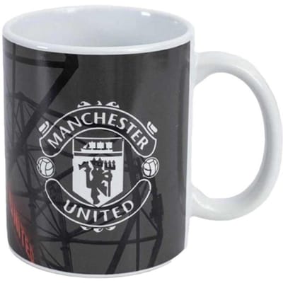 Manchester United FC Old Trafford 312ml Mok One Size zwart