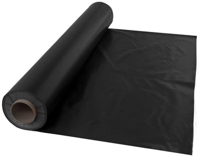 Zwart Bouwfolie Afdekfolie Dekvloerfolie PE Folie Vochtbestendig Membraan voor Bouw en Bescherming