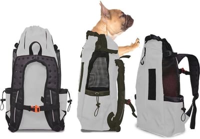 Hondsrugzak voor Kleine en Middelgrote Honden - Goedkeurings van Dierenarts, Gemakkelijk te Vervoeren, Ruimtebesparend