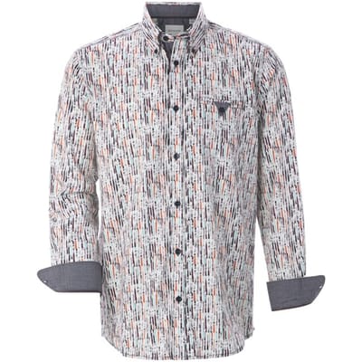 Babista herren Overhemd - 37/38 - wit - Plus Size