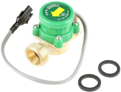 Dailygoods- Waterflow Switch - G 3/4" Draad - Voor Douche/Solar Waterverwarmer - AC 220V - 1A - Stabiele Prestaties - Doorstromingssensor