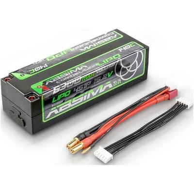 Absima LiPo accupack 15.2 V 6300 mAh Aantal cellen: 4 140 C Hardcase 5 mm, T-stekkers
