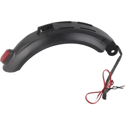 8 inch Elektrische Scooter Achterspatborden Spatbord Schot met Achterlicht Voor Kugoo Serie black