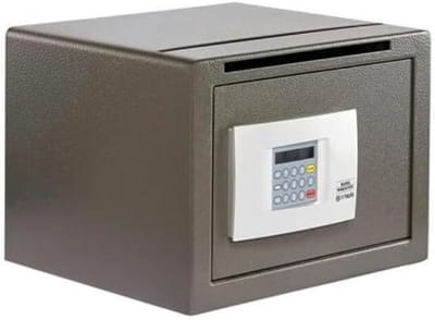 Veilige meubelkluis met elektronisch cijferslot en inworpgleuven