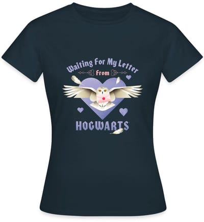 Harry Potter Waiting For My Letter From Hogwarts T-Shirt Dames