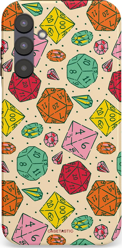 Casetastic Hoesje Geschikt voor Samsung A25 - Stijlvolle Beschermende Duo-layer Case - D20 Geluksrol