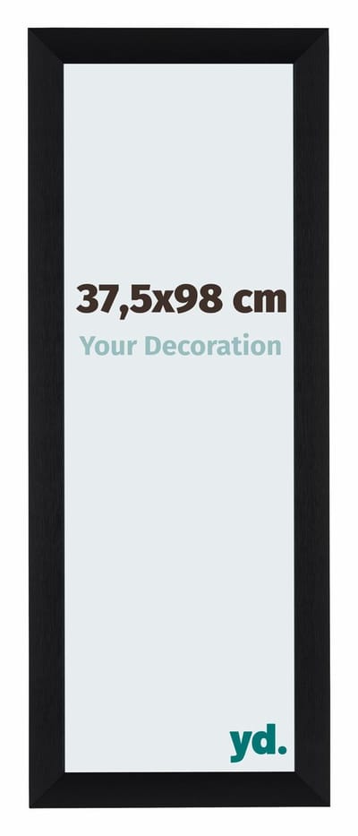 Your Decoration - Fotolijst 37,5x98 cm - Aluminium - Zwart Geborsteld - Tucson