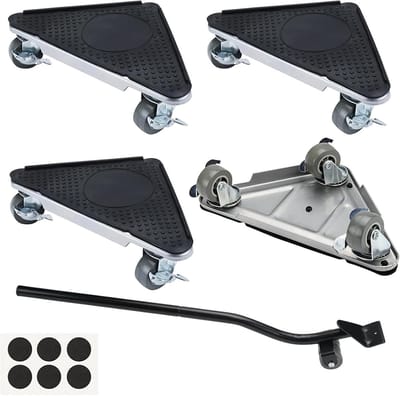 Meubellift Set - Verhuishulp Gereedschap - Zware Objecten Verplaatsen - 360 Graden Draaibare Wielen - 284 kg