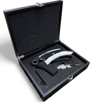 Sabatier Flessenopener - Wijnopener - Kurkentrekker - Geschenkset - 4 delig
