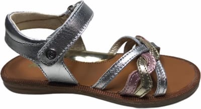 Naturino velcro riempjes sandalen 5079 silver mt 25