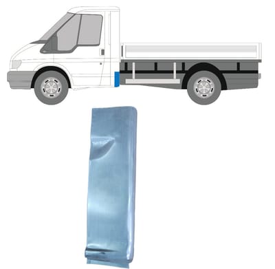 Reparatiepaneel achter hoek voor Ford Transit 2000-2013 / Links
