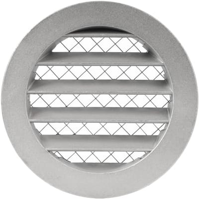 Ronde Ventilatieroosters - Ventilatie Grille met Mosquiton net - 5 Inch Aluminium