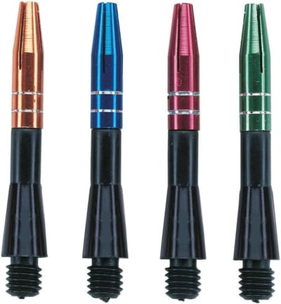 Dart Shafts - Kleine Schroefdraad - Precisie Werpen - Geanodiseerd Aluminium - Medium - Oranje