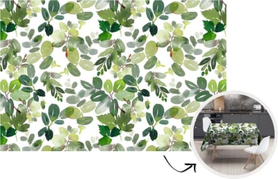 Kerst Tafelkleed - Kerstmis Decoratie - Tafellaken - Kerst - Planten - Maretak - 220x150 cm - Kerstmis Versiering