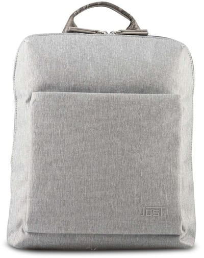 JOST vrijetijdsrugzak rugzak met laptopvak Bergen Daypack Backpack Light Grey Lichtgrijs
