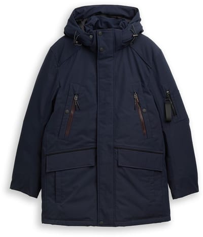 Tom Tailor - Arctic parka met afneembare capuchon - Maat M - sky captain blue