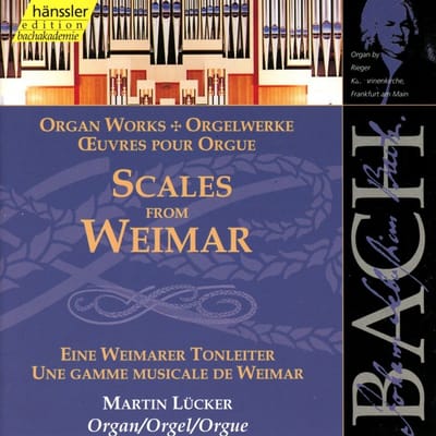 Martin Luecker - J.S. Bach: Scales From Weimar (Organ Works) (CD)