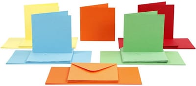 Creativ Company Kaarten & Enveloppen 15x15 cm Multi 50 stuks
