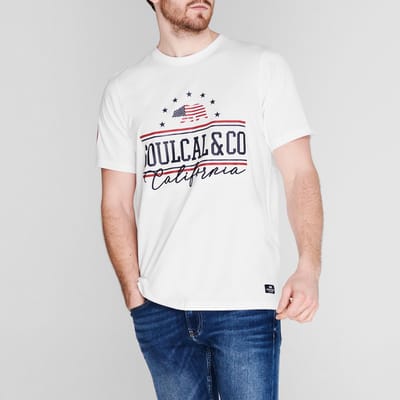 SoulCal - T-Shirt - Logo shirt - Heren - Wit - XL