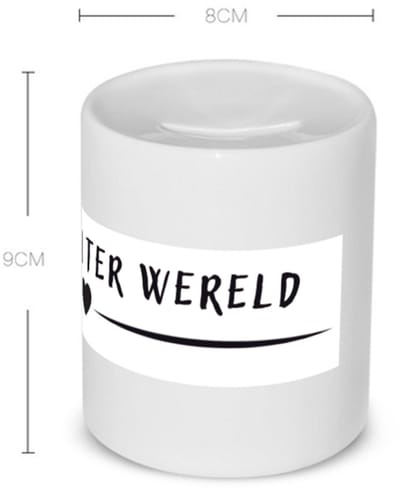 Akyol - beste oma ter wereld Spaarpot - Oma - grandma - leuk cadeau voor je oma - 350 ML inhoud