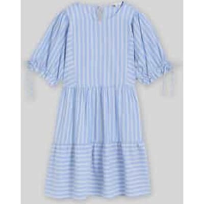 Jurk van katoenmix met paillettendetails