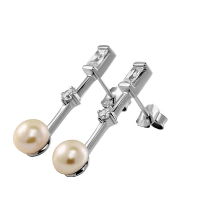 Orphelia 'Maxime' Dames 925 Sterling Zilveren Oorbellen - Zilver ZO-7514