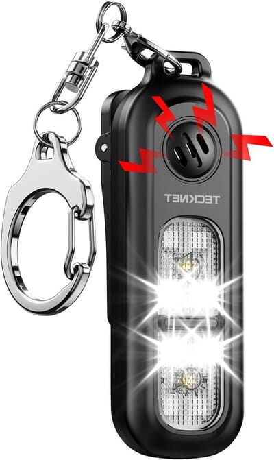 Zakalarm Dames - Persoonlijk Alarm - Veiligheid Garanderen - 130 dB Sirene - 130 dB - Zwart