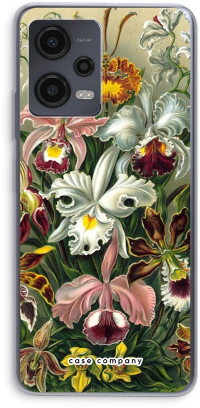 Case Company® - Hoesje geschikt voor Xiaomi Redmi Note 12 hoesje - Haeckel Orchidae - Soft Cover Telefoonhoesje - Bescherming aan alle Kanten en Schermrand