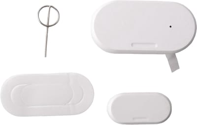 Slimme Deur Sensor - Raam Sensor Contact - Huis Beveiligen - Geen Batterij Vervanging - 5 cm - Wit