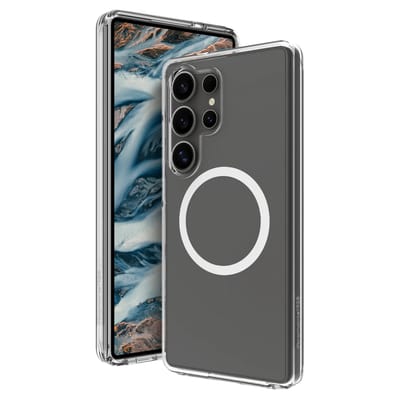 dbramante1928 Iceland Pro Backcover met Qi2 geschikt voor Samsung Galaxy S25 Ultra - Transparant
