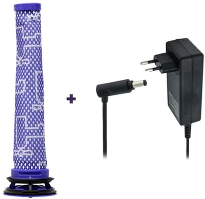 Propex Parts Oplader (967813-03) & Pre-motor Filter (965661-01) - Compatibel met Dyson V6 / V7 / V8 965661-01