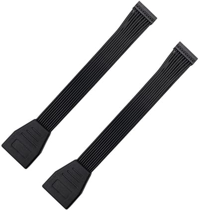 SPHProducts - Mini USB 3.0 Extensie Kabel - 15 cm - Voor Moederbord - Intern - 19/20 Pin - Hoge snelheid - Betrouwbare verbinding - Geschikt voor PC - ...