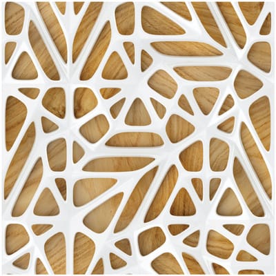 Behangsticker met houtdesign - 30x30cm