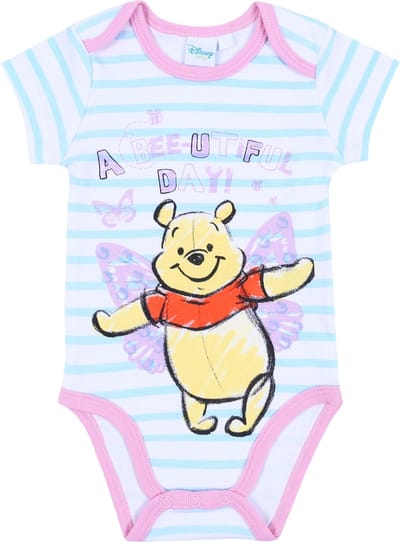 Blauw gestreept body Winnie de Poeh Disney