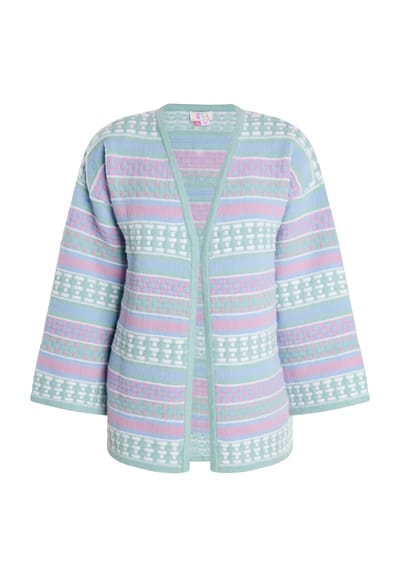 IZIA Vest Dames Munt veelkleurig