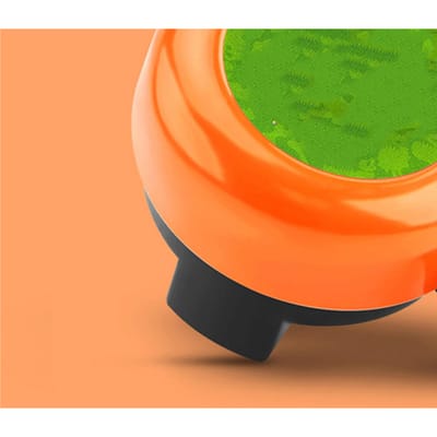 Sonnette de vélo pour enfants Klaxon de vélo Son clair Motif dessin animé mignon pour garçons filles Enfants Tout-petits Type 4 orange