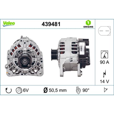 Driefasige generator VALEO ORIGINS NEW VALEO 439481