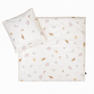 Julius Zöllner babybeddengoed organic - Night & Day, maat 80x80 + 35x40 cm