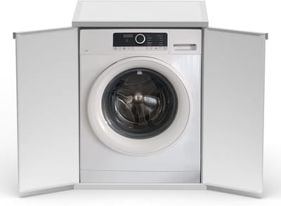 Wasmachine Ombouw - Opbouwmeubel - Kast Wasdroger - Meubel - praktische indeling