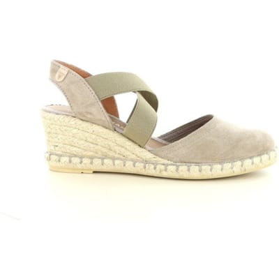 Verbenas Mila Sandalen Touwzool - Taupe - Maat 37