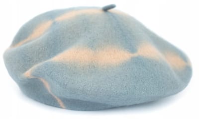 Tie-Dye antenne van wollen baret voor dames - Winter Hippie Stijl